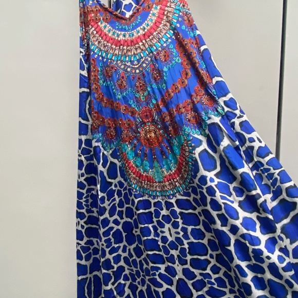 Beaded & Multi Color Maxi Dress - Picture 3 of 5